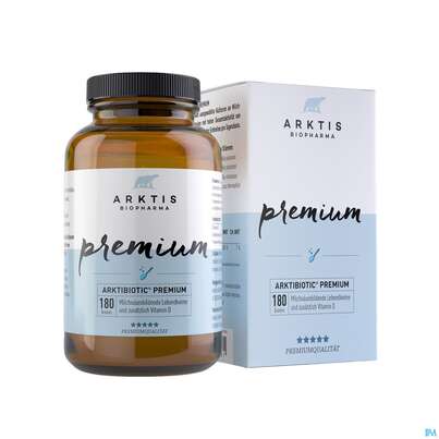 Sie sehen eine Packung Arktis Arktibiotic Pulver Premium 180g, Produktbild: 05 Arktis Arktibiotic Pulver Premium 180g, A-Nr.: 4750330 - 05