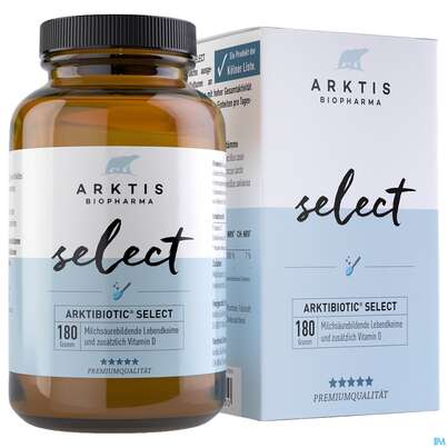 Sie sehen eine Packung Arktis Arktibiotic Pulver Select 180g, Produktbild: 04 Arktis Arktibiotic Pulver Select 180g, A-Nr.: 4750287 - 04