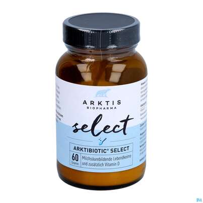 Sie sehen eine Packung Arktis Arktibiotic Pulver Select 60g, Produktbild: 05 Arktis Arktibiotic Pulver Select 60g, A-Nr.: 4750270 - 05
