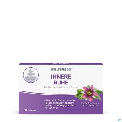 Sie sehen eine Packung Dr.theiss Innere Ruhe Tabl 30st, Produktbild: 02 Dr.theiss Innere Ruhe Tabl 30st, A-Nr.: 5657578 - 02