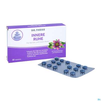 Sie sehen eine Packung Dr.theiss Innere Ruhe Tabl 30st, Produktbild: 07 Dr.theiss Innere Ruhe Tabl 30st, A-Nr.: 5657578 - 07