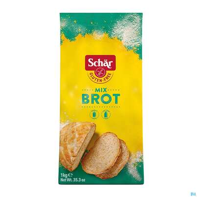 Sie sehen eine Packung Glutenfreie Produkte-schaer Mix B Brot 26005 1kg, Produktbild: 01 Glutenfreie Produkte-schaer Mix B Brot 26005 1kg, A-Nr.: 2955424 - 01