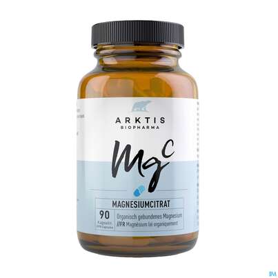 Sie sehen eine Packung Magnesium Citrat Kapseln Arktis 90st, Produktbild: 02 Magnesium Citrat Kapseln Arktis 90st, A-Nr.: 4750726 - 02