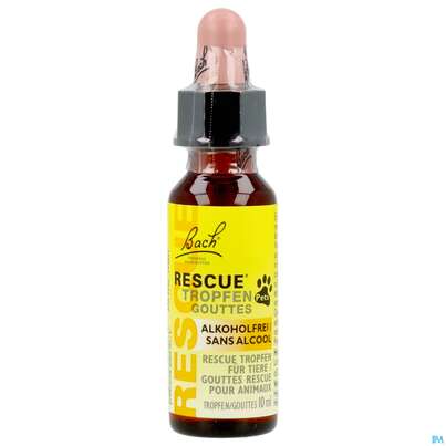 Sie sehen eine Packung Rescura Pets Tropfen Ohne Alkohol 10ml, Produktbild: 09 Rescura Pets Tropfen Ohne Alkohol 10ml, A-Nr.: 4089250 - 09