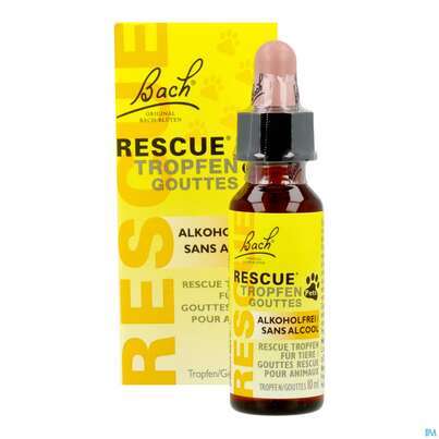 Sie sehen eine Packung Rescura Pets Tropfen Ohne Alkohol 10ml, Produktbild: 12 Rescura Pets Tropfen Ohne Alkohol 10ml, A-Nr.: 4089250 - 12