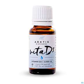 Vitamin D Liquid Arktis 2000 15ml, A-Nr.: 4750809 - 01