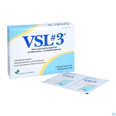 Vsl 3 Pulver Beutel 450 Milliarden +milchsaeurebakterien 10st, A-Nr.: 5461102 - 05