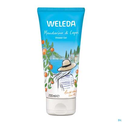 Sie sehen eine Packung Weleda Mandarino Di Capri Shower Gel 200ml, Produktbild: 02 Weleda Mandarino Di Capri Shower Gel 200ml, A-Nr.: 5895970 - 02