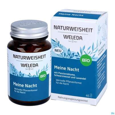 Sie sehen eine Packung Weleda Naturweisheit Meine Nacht 46st, Produktbild: 04 Weleda Naturweisheit Meine Nacht 46st, A-Nr.: 5436038 - 04