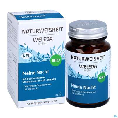 Sie sehen eine Packung Weleda Naturweisheit Meine Nacht 46st, Produktbild: 05 Weleda Naturweisheit Meine Nacht 46st, A-Nr.: 5436038 - 05
