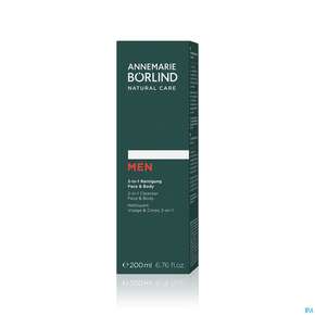 Boerlind Men 2-in-1 Reinigung Face +body 60165 200ml, A-Nr.: 5372775 - 01