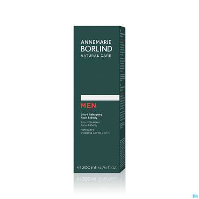 Sie sehen eine Packung Boerlind Men 2-in-1 Reinigung Face +body 60165 200ml, Produktbild: 04 Boerlind Men 2-in-1 Reinigung Face +body 60165 200ml, A-Nr.: 5372775 - 04