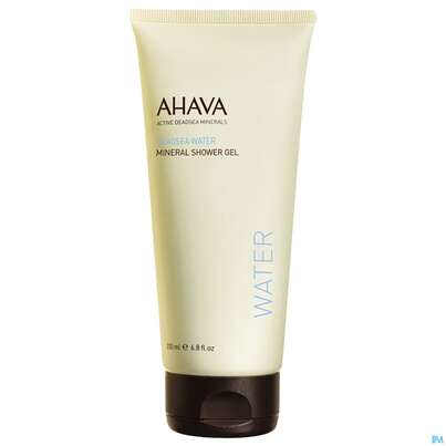 Sie sehen eine Packung Ahava Mineral Shower Gel 200ml, Produktbild: 06 Ahava Mineral Shower Gel 200ml, A-Nr.: 3945729 - 06