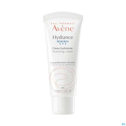 Sie sehen eine Packung Avene Hydrance Reichhaltige Feuchtig- Keitscreme 40ml, Produktbild: 06 Avene Hydrance Reichhaltige Feuchtig- Keitscreme 40ml, A-Nr.: 1505601 - 06