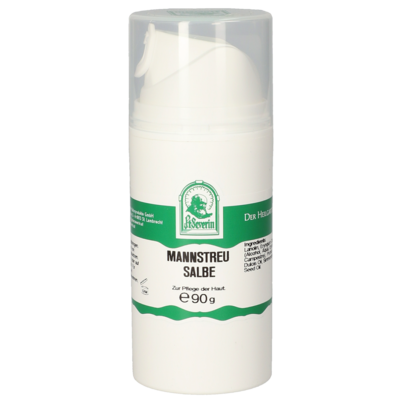 Sie sehen eine Packung MANNSTREU SALBE 90 G, Produktbild: 01 MANNSTREU SALBE 90 G, A-Nr.: 5646103 - 01
