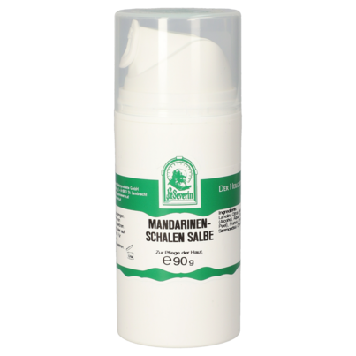 Sie sehen eine Packung MANDARINENSCHALEN SALBE 90 G, Produktbild: 01 MANDARINENSCHALEN SALBE 90 G, A-Nr.: 5637707 - 01