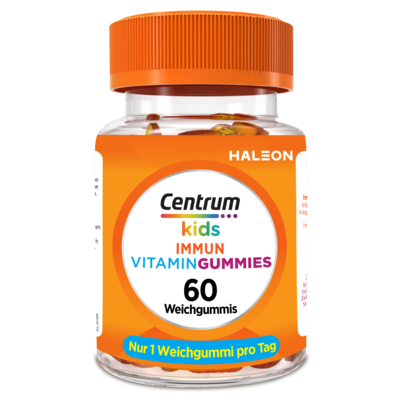 Sie sehen eine Packung Centrum Kids Immun Gummies, Produktbild: 01 Centrum Kids Immun Gummies, A-Nr.: 5983444 - 01