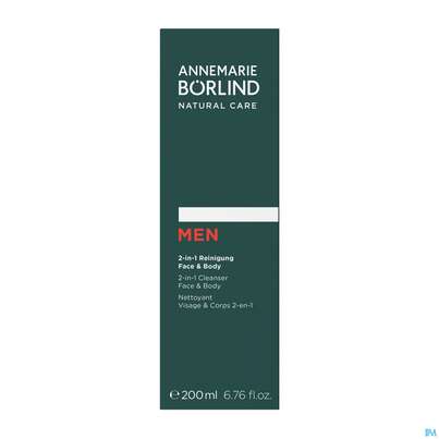 Sie sehen eine Packung Boerlind Men 2-in-1 Reinigung Face +body 60165 200ml, Produktbild: 02 Boerlind Men 2-in-1 Reinigung Face +body 60165 200ml, A-Nr.: 5372775 - 02
