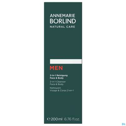Sie sehen eine Packung Boerlind Men 2-in-1 Reinigung Face +body 60165 200ml, Produktbild: 03 Boerlind Men 2-in-1 Reinigung Face +body 60165 200ml, A-Nr.: 5372775 - 03