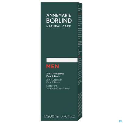 Sie sehen eine Packung Boerlind Men 2-in-1 Reinigung Face +body 60165 200ml, Produktbild: 05 Boerlind Men 2-in-1 Reinigung Face +body 60165 200ml, A-Nr.: 5372775 - 05