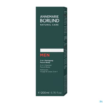 Sie sehen eine Packung Boerlind Men 2-in-1 Reinigung Face +body 60165 200ml, Produktbild: 06 Boerlind Men 2-in-1 Reinigung Face +body 60165 200ml, A-Nr.: 5372775 - 06