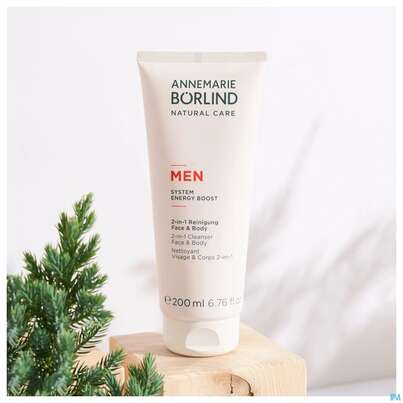 Sie sehen eine Packung Boerlind Men 2-in-1 Reinigung Face +body 60165 200ml, Produktbild: 09 Boerlind Men 2-in-1 Reinigung Face +body 60165 200ml, A-Nr.: 5372775 - 09