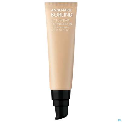 Sie sehen eine Packung Boerlind Natuwear Foundation Beige 60251 30ml, Produktbild: 05 Boerlind Natuwear Foundation Beige 60251 30ml, A-Nr.: 5687929 - 05