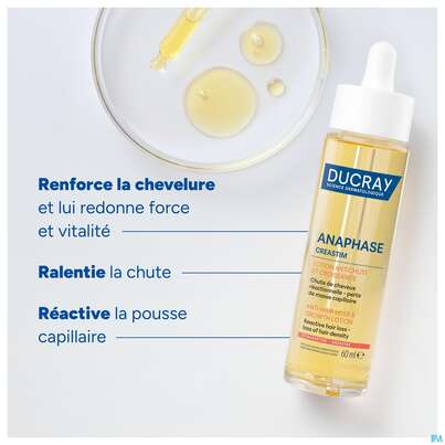 Sie sehen eine Packung Ducray Creastim Anti Haarausfall Intensivlotion Reactiv Neu 60ml, Produktbild: 23 Ducray Creastim Anti Haarausfall Intensivlotion Reactiv Neu 60ml, A-Nr.: 5693456 - 23