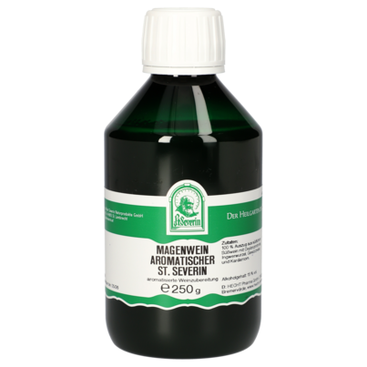 Sie sehen eine Packung MAGENWEIN AROMATISCHER ST. SEVERIN 250 ML, Produktbild: 01 MAGENWEIN AROMATISCHER ST. SEVERIN 250 ML, A-Nr.: 4800329 - 01
