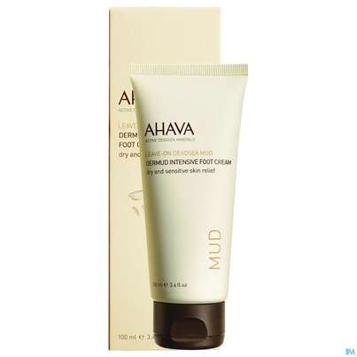Sie sehen eine Packung Fuss Creme Ahava Dermud Intensiv 100ml, Produktbild: 04 Fuss Creme Ahava Dermud Intensiv 100ml, A-Nr.: 3945623 - 04