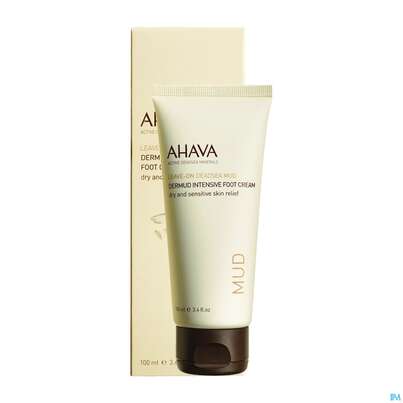 Sie sehen eine Packung Fuss Creme Ahava Dermud Intensiv 100ml, Produktbild: 05 Fuss Creme Ahava Dermud Intensiv 100ml, A-Nr.: 3945623 - 05