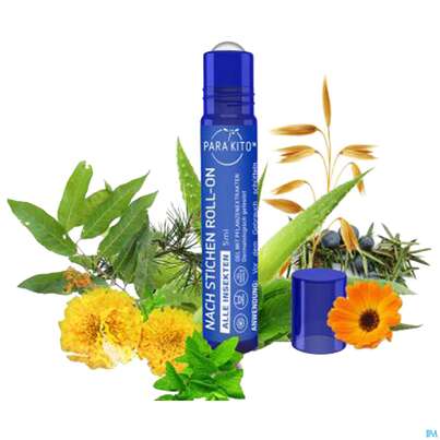 Sie sehen eine Packung Insektenschutz Para Kito Nach Stich Roll-on 5ml, Produktbild: 14 Insektenschutz Para Kito Nach Stich Roll-on 5ml, A-Nr.: 4835954 - 14