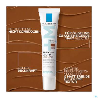 Sie sehen eine Packung La Roche Posay Effaclar Duo+m Unifiant Mittel 40ml, Produktbild: 09 La Roche Posay Effaclar Duo+m Unifiant Mittel 40ml, A-Nr.: 5883122 - 09