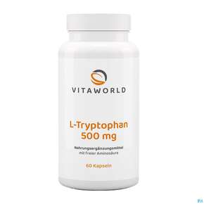 L-tryptophan Kapseln 500mg -naturheilp. 60st, A-Nr.: 4846596 - 01