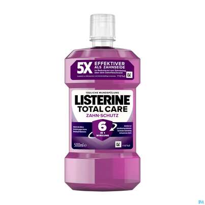 Sie sehen eine Packung Mundwasser/spuelung Listerine Total Care Zahnschutz 500ml, Produktbild: 04 Mundwasser/spuelung Listerine Total Care Zahnschutz 500ml, A-Nr.: 3499276 - 04