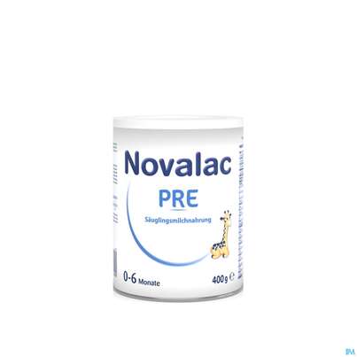 Sie sehen eine Packung Novalac Pre 400g, Produktbild: 03 Novalac Pre 400g, A-Nr.: 4162283 - 03