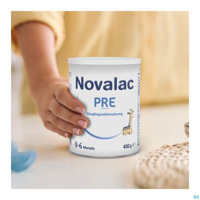 Sie sehen eine Packung Novalac Pre 400g, Produktbild: 06 Novalac Pre 400g, A-Nr.: 4162283 - 06