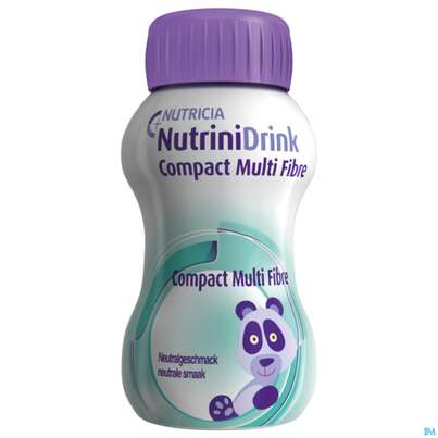 Sie sehen eine Packung Nutrini/drink Flasche Comp Multifibre 125ml Neutral 24st, Produktbild: 03 Nutrini/drink Flasche Comp Multifibre 125ml Neutral 24st, A-Nr.: 5857679 - 03