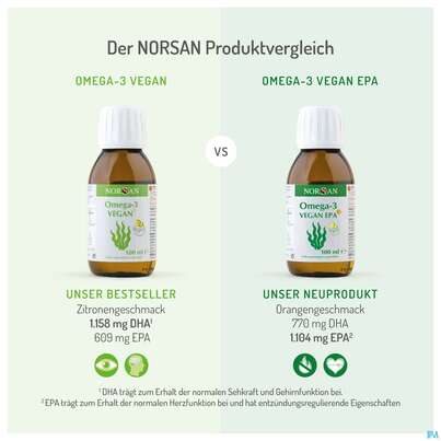 Omega -3 Norsan Oel/vegan/epa/hochd. Orangengeschmack 100ml, A-Nr.: 5948034 - 14