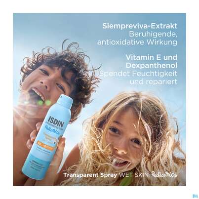 Sonnenprodukte Isdin/fotoprotection Pediatrics Wet Skin Spray Lsf 50 250ml, A-Nr.: 5570305 - 07