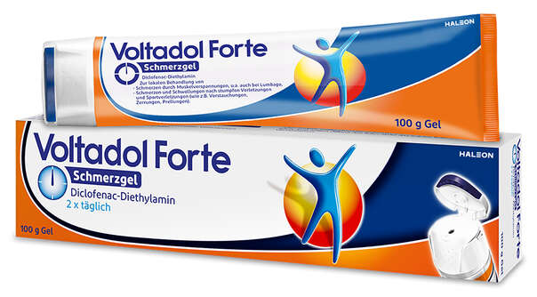 Sie sehen eine Packung Voltadol Forte Schmerzgel 100g, Produktbild: 01 Voltadol Forte Schmerzgel 100g, A-Nr.: 3917070 - 01