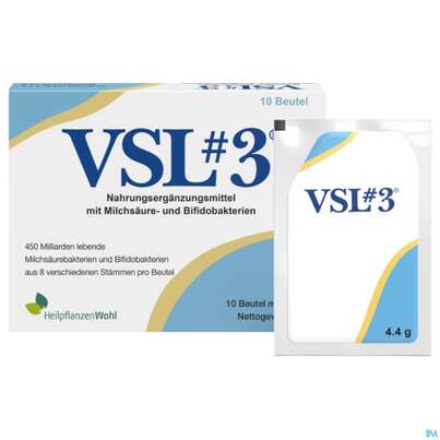 Vsl 3 Pulver Beutel 450 Milliarden +milchsaeurebakterien 10st, A-Nr.: 5461102 - 03