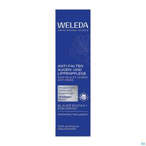 Weleda Blauer Enzian +edelweiss Anti-falten Augen +lippenpflege 10ml, A-Nr.: 5729964 - 01