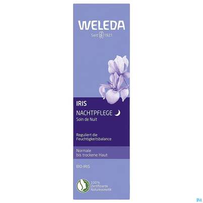 Sie sehen eine Packung Weleda Iris Nachtpflege 30ml, Produktbild: 01 Weleda Iris Nachtpflege 30ml, A-Nr.: 5848309 - 01