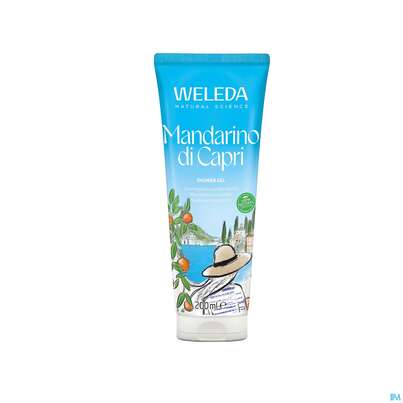 Sie sehen eine Packung Weleda Mandarino Di Capri Shower Gel 200ml, Produktbild: 03 Weleda Mandarino Di Capri Shower Gel 200ml, A-Nr.: 5895970 - 03