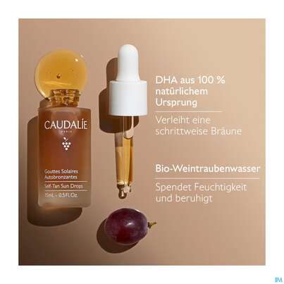 Sie sehen eine Packung Caudalie Self-tan Drop 15ml, Produktbild: 07 Caudalie Self-tan Drop 15ml, A-Nr.: 5930809 - 07