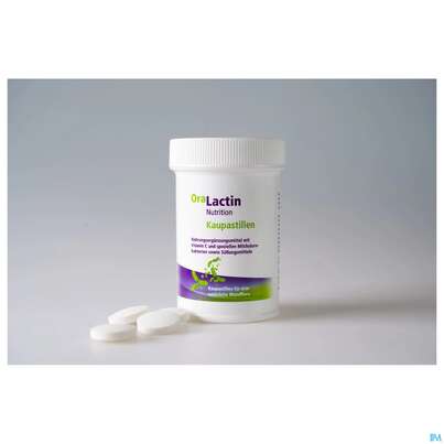 Sie sehen eine Packung Oralactin Orales Probiotikum Kaupastillen +vitamin C 30g, Produktbild: 09 Oralactin Orales Probiotikum Kaupastillen +vitamin C 30g, A-Nr.: 5750409 - 09