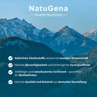 Sie sehen eine Packung NatuGena Magnesium Oxid Kapseln, Produktbild: 06 NatuGena Magnesium Oxid Kapseln, A-Nr.: 6139331 - 06