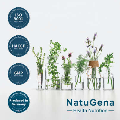 Sie sehen eine Packung NatuGena Vitamin C gepuffert, Produktbild: 05 NatuGena Vitamin C gepuffert, A-Nr.: 6110362 - 05