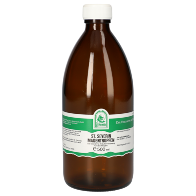 Sie sehen eine Packung ST. SEVERIN MAGENTROPFEN 500 ML, Produktbild: 01 ST. SEVERIN MAGENTROPFEN 500 ML, A-Nr.: 4261588 - 01